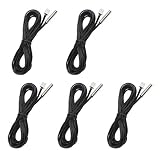 DROK 5Pcs 10k B3950 Temperature Probe, -25 to 125 Degree Celsius Temp Sensor, 3 Meters 9.8 Feet Sens
