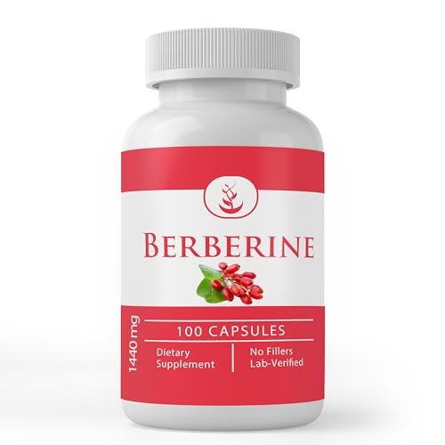 Pure Original Ingredients Berberine, (100 Capsules) Always Pure, No Additives Or Fillers, Lab Verified
