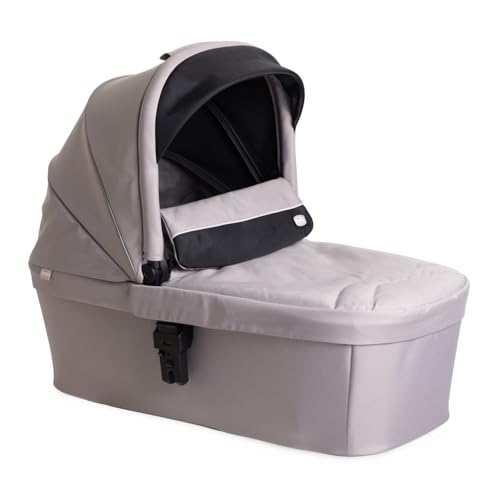 Capazo Activ3, capazo semirrígido para sillas de paseo, ligero y fácil de transportar, con sistema de ventilación, respaldo reclinable, para los primeros días de vida, sólo pesa 3,5 kg, Beige