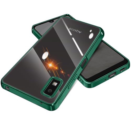 Amazon.co.jp: 【FULEEYUHN】AQUOS wish3 ケース クリア 軽量 薄型 黄