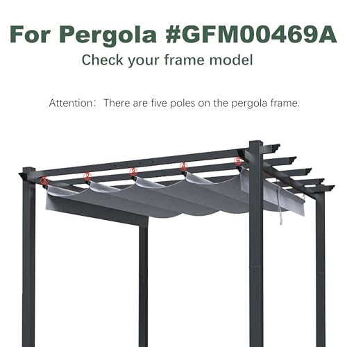 JANCANOPY Replacement Top for Home Depot Hampton Bay Pergola Model #GFM00467F,GFM00469A (Beige) by JANCANOPY - Image 4