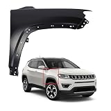 68430056AA Primed Fender Fit for 2017-2022 Jeep Compass with Molding Hole Front Right Passenger Side