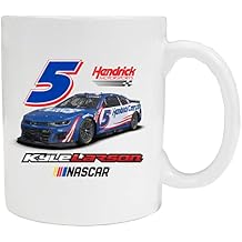 Nascar #5 Kyle Larson Ceramic Mug Car New for 2022 White.