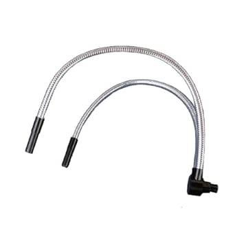 AmScope FB-YL Dual Gooseneck Fiber Optic Attachment For Microscope Illuminators