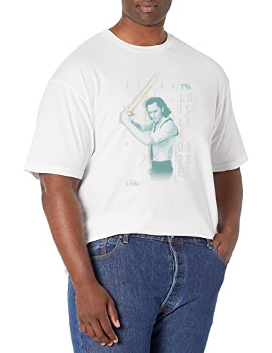 T-shirt Loki Marvel grande taille fini les hauts trop courts en 3XL