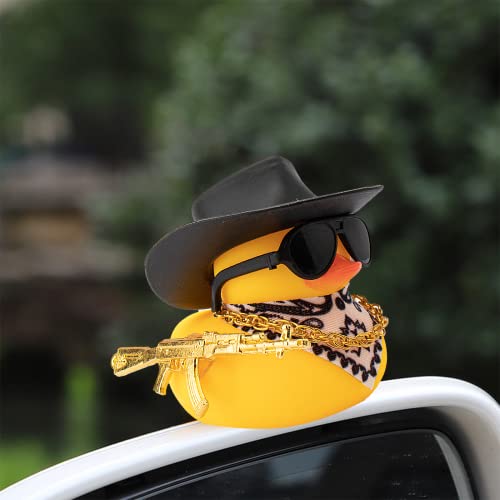 image for wonuu Rubber Duck Car Ornaments Duck Car Dashboard Decorations for Coo