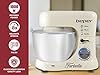 BEPER BP.200 Impastatrice Planetaria professionale 4,5L, Potenza 1000W, 8 Velocità e Funzione Pulse - Frusta, Paraschizzi e Gancio Inclusi, Bianco