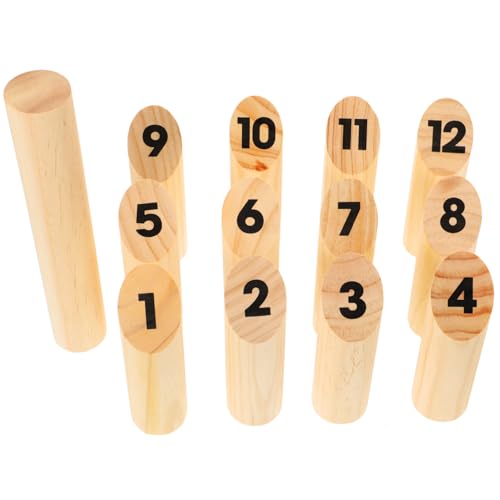Jeu de lancer numéroté en bois ifundom complet pour enfants et adultes