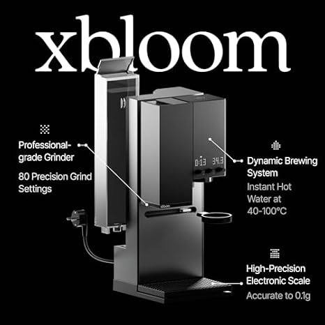 xBloom Studio Coffee Machine Auto Drip Coffee Maker with 100 pcs Filter and Tea Brewer