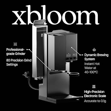 xBloom Studio Coffee Machine Auto Drip Coffee Maker with 100 pcs Filter and Tea Brewer