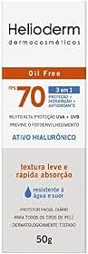 Protetor Facial Diário Helioderm Oil Free FPS 70 Sem Cor 50g