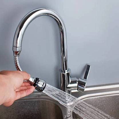 [1PCS]360 Degree Stainless Steel Rotating Water-Saving Sprinkler,Faucet Aerator,2-Gear Adjustable Head Nozzle Splash-Proof Filter Extender Sprayer for Kitchen Bathroom|Kitchen Extension (B0BR9ZBVBF) Amazon Price History, Amazon Price Tracker
