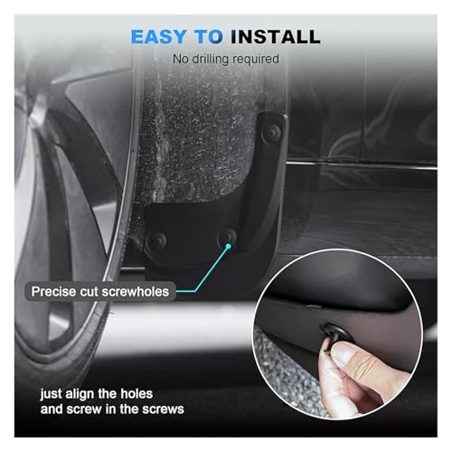 Garde-boue Tesla Model 3 Highland 2025 protection anti-projections - 4