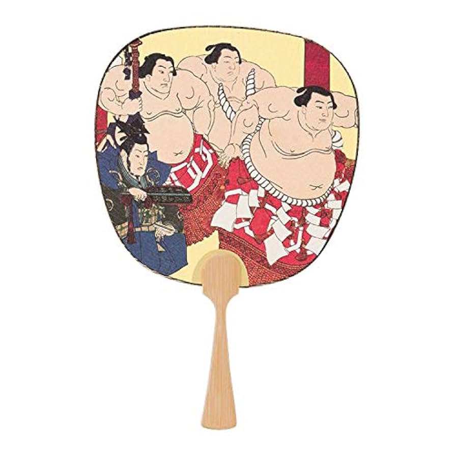 Amazon.co.jp: 中型うちわ 相撲絵(土俵入) 24 2セット : ホーム