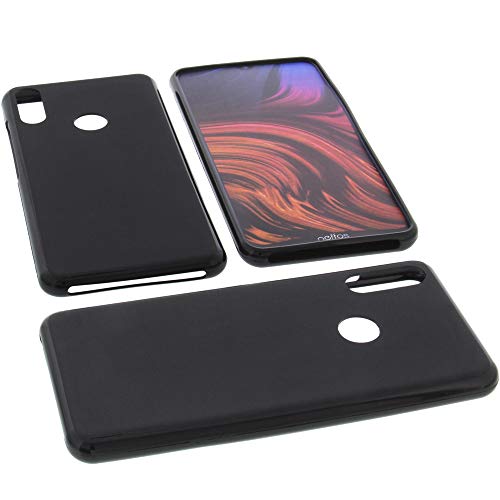 foto-kontor Hülle kompatibel mit TP-Link Neffos X20 Tasche Gummi TPU Schutz Handytasche schwarz