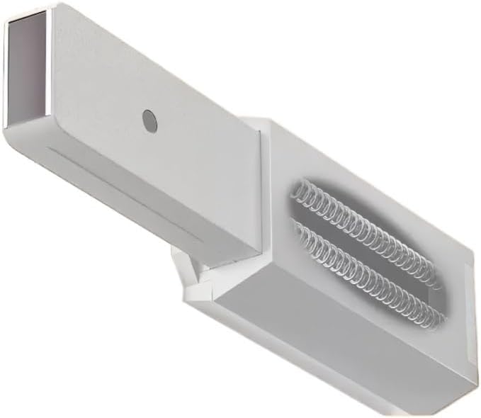 Heavy Duty Push-to-Open Latch - Automatic Self-Popping Invisible Cabinet Door Catch for Wardrobe, Concealed Door & Fire Door(Nickel)