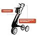 byACRE Carbon Ultralight Rollator Walker with Organizer Bag, Regular Track, 16.5