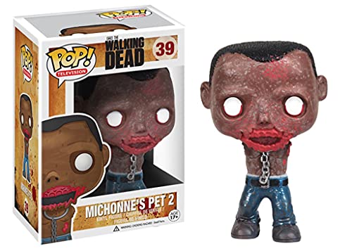 Funko - Figurine Walking Dead - Michonne Pet Zombie 2 Série 2 Pop 10cm - 0830395031293