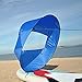 Geuxe Kayak Downwind Wind Sail Portable Wind Sail Kit Compact Kayak Wind Sail Foldable Paddle Board Accessories Green