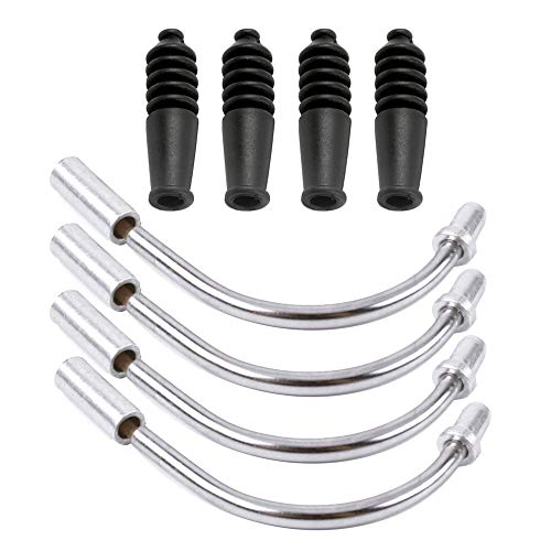 Peças de bicicleta, Andoer 2 conjuntos MTB Mountain Bike V Freio Macarrão Guia de cabo Tubo de curva