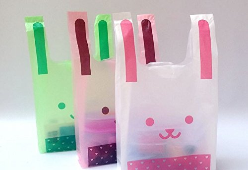 【ゆきページ】ミレパ 完全生産限定盤 ビニールバッグ付き Amazon | 【MINAKIKO】かわいい レジ袋 ビニール袋 うさぎ 3色