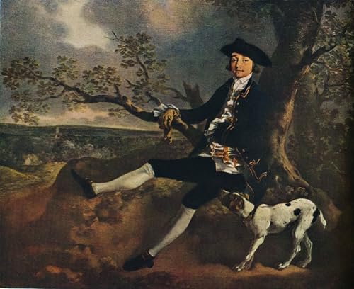 Cuadro pintura al óleo clásico de John Plampin, lienzo decorativo de Gainsborough 60x90 cm