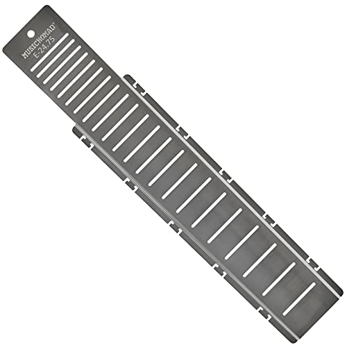 MusicNomad Fret ShieldTM - Total Fretboard Protector Guard Tool for Fret Polishing on 24.75" Guitar Fret Scales - not recommended for Gibson (MN804)