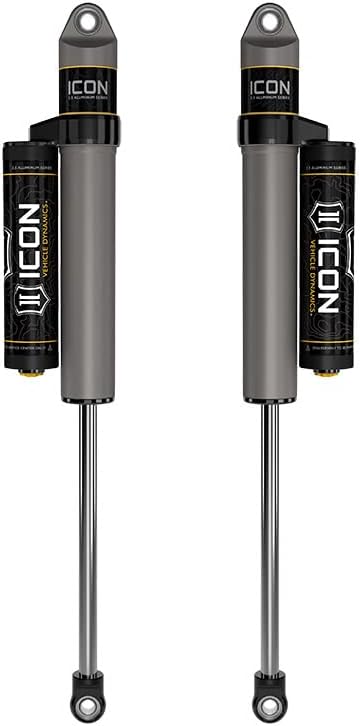 ICON 0-3" Lift, Rear 2.5 VS PB Shocks, Pair, Compatible with 1999-Up Ford F250/F350 SD 4WD, 37705P