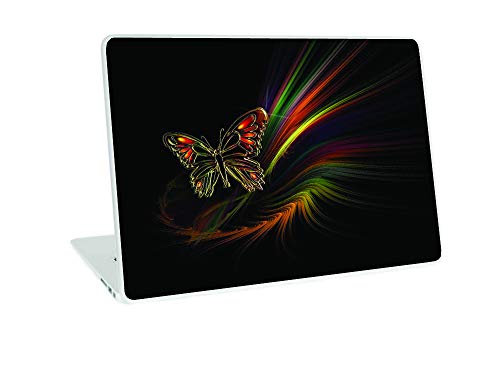 Image of GalaxsiaTM Butterfly D6 Vinyl Laptop Skin /Sticker /Cover /Decal Compatible for Any 14 inch Inches Laptop (Hp /Dell /Sony /Acer /Lenovo /Asus. Etc) Or Notebook.