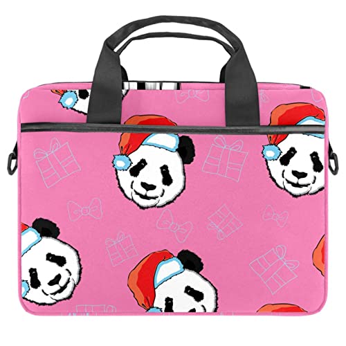 Sac à bandoulière pour ordinateur portable 13.3 pouces housse pc 14 pouces motif panda