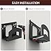 IRONDIY Cable Box Mount,Adjustable Wall Mount Holder for Small and Narrow Devices Like Cable Boxes,DVD Players,Modems,Streaming Media Devices and Other Media Players