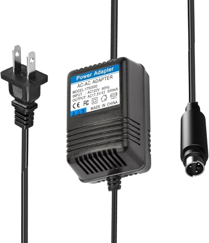? 17.5V AC Powe Adapter for Behringer MXUL5 Eurorack UB1202, XENYX-1202 Mixer (FX:MX5-MP3) AC Power Supplylass 2 Transformer 6.5ft Power Supply Cord Charger PSU Compatible Mini 3 Pin Din (FX14B-MP) ?