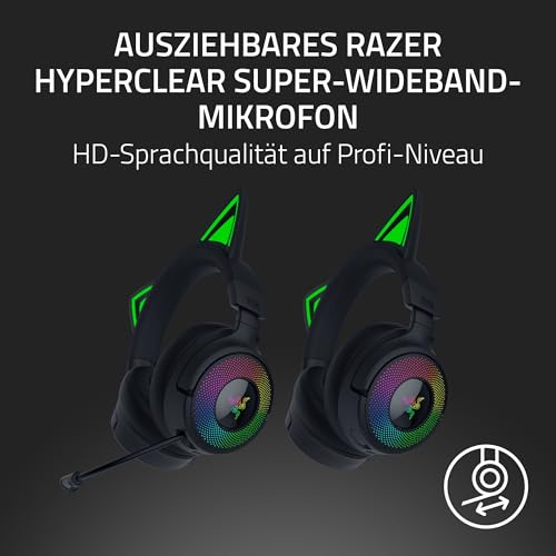 Razer Kraken Kitty V3 Pro Headset – Kabelloses Gaming-Headset
