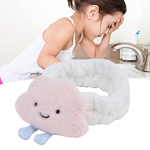 Faixa de maquiagem, faixa de cabelo cosmético elástico feminino confortável lavagem doce para evitar