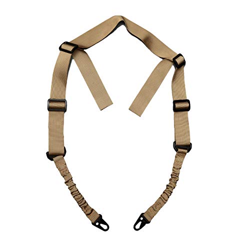 Tacticon 2-Point Rifle Sling | Combat Veteran Owned | Easy Adjustable 500D Nylon Gun Slings For Rifles Shotguns And Crossbows | Outdoors Shooting Hunting (Fde Tan (1-Pack)) #TOP3
