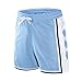 BOOMLEMON Mens Graphic Print Mesh Shorts Casual Streetwear Shorts Summer Running Basketball Short Pants(Color Blocking Blue White XS)