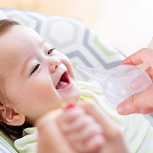 Innovo Hospital Grade Silicone Twister Bulb Baby Ear Syringe And Nasal Aspirator, Sucks Snot And Mucus, Nasal Bulb Ear Syringe, Cleanable And Reusable Clear White #TOP3