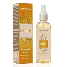 Aromafume Resin Natural Mist Spray 100 ml / 3.3oz | Ideal for positive energy, spirituality & rituals | Made with Commiphora Myrrha Resin from Somalia | Non-alcoholic, non-toxic & vegan