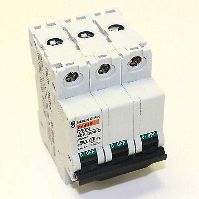 Square MG24472 40A 3-Pole 480Y/277VAC C-Curve Thermal Magnetic Circuit Breaker