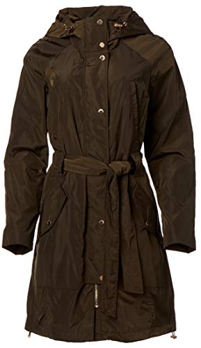 Marc New York By Andrew Marc Women's Cove Faux Memory Rain Jacket, Olive, Small #TOP21