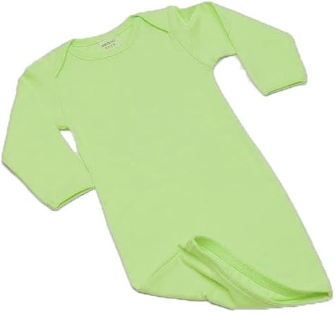 Monag Long Sleeve Baby Gown, Newborn Baby Essentials, Newborn Baby Gown, Unisex Boy clothes
