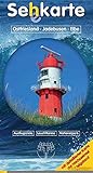  Sehkarte > Seekarte Ostfriesland Jadebusen Elbe: Ausflugsziele, Leuchttürme und Nationalpark Wattenmeer. Tipps für Trips entlang der Küste der südlichen Nordsee