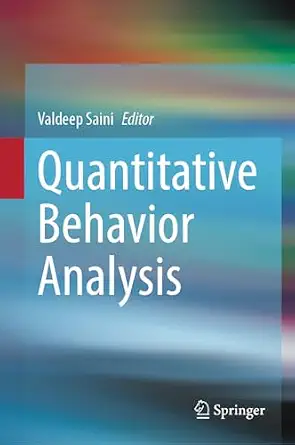 Quantitative Behavior Analysis book cover