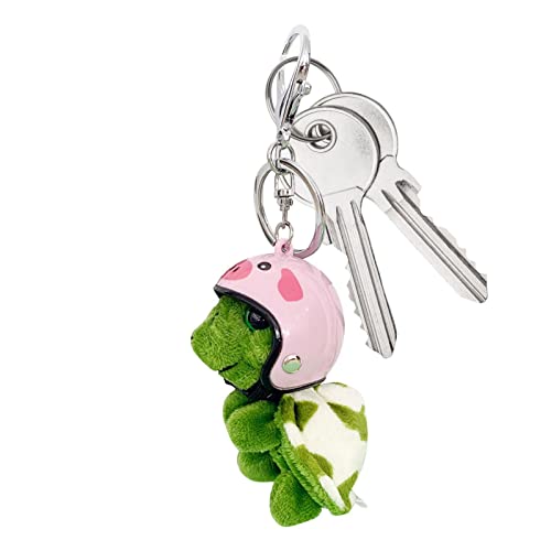 zhanshi Llavero Peluche Kawaii,Llavero de Peluche de Forma de Tortuga Creativo Llavero de Tortuga...