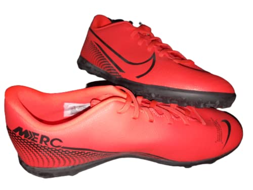 Nike Mercurial Vapor 13, Calçados de Futebol Masculinos, Carmesim a laser/Preto, 36
