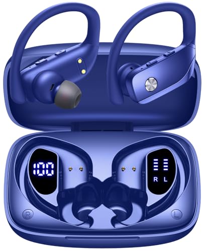 bmanl Wireless Earbuds Bluetooth Headphones Over Ear Hooks Ear Buds