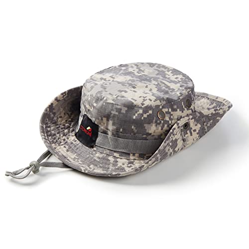 Ctomvumr Wide Brim Boonie Hat，Sun Hat For Men & Women Top Camo Bucket Hats For Fishing Hiking Garden Beach #TOP5