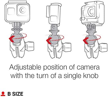 RAM Mount RAP-B-202U-GOP1 Adapter for GoPro HERO4, 3+, 3, 2, 1 and Actionpro X7 Actioncam, W/ 1 Inch Ball