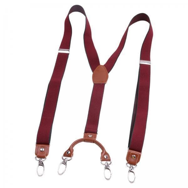 The Style Sutra 4xMens Suspenders Adjustable Heavy Duty Elastic Straps Y Back Braces Red|Clothing Shoes & Accessories | Mens Accessories | Suspenders Braces-image-30