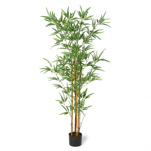 IDMarket - Bambú artificial (altura 150 cm)